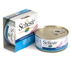 Schesir Tuna Aloe Puppy Консервы для щенков с тунцом и алоэ в желе