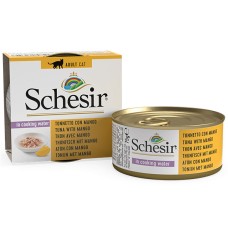 Schesir Tuna with Mango Консервы для кошек с тунцом и манго в бульоне (банка)
