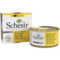 Schesir Tuna with Surimi Консервы для кошек с тунцом и сурими в желе (банка)