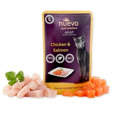 Nuevo Adult Chicken & Salmon Консервы для взрослых кошек с курицей и лососем