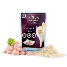 Nuevo Light Chicken & Rice Консервы для кошек c избыточным весом с курицей и рисом