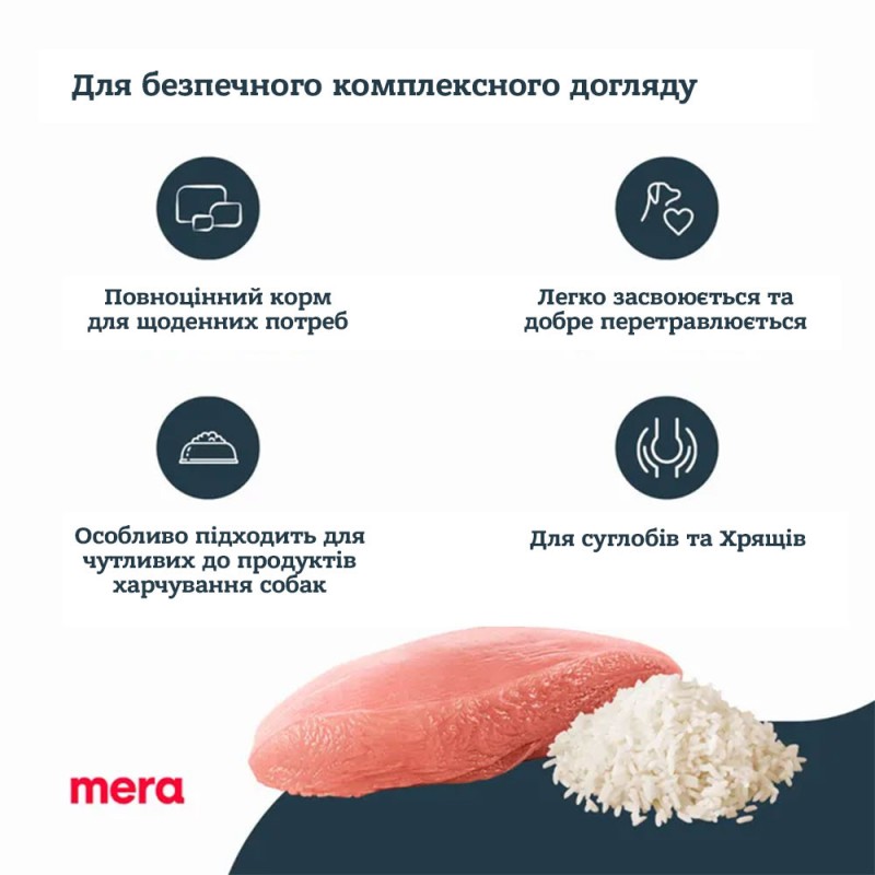 Mera Pure Sensitive Adult Truthahn & Reis Сухой корм для взрослых собак с индейкой и рисом