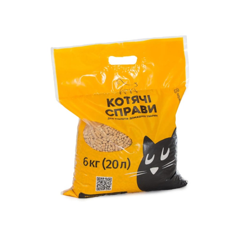 Древесный наполнитель для туалетов домашних животных