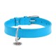 Collar Waudog Glamour Ошейник для собак кожаный голубой