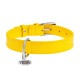 Collar Waudog Glamour Ошейник для собак кожаный желтый