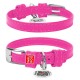 Collar Waudog Glamour Ошейник для собак кожаный розовый