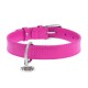 Collar Waudog Glamour Ошейник для собак кожаный розовый