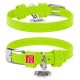 Collar Waudog Glamour Ошейник для собак кожаный салатовый