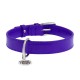 Collar Waudog Glamour Ошейник для собак кожаный фиолетовый