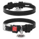 Collar Waudog Glamour Ошейник для собак кожаный черный