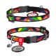 Collar Waudog Nylon Ошейник для котов нейлоновый c QR паспортом Витраж
