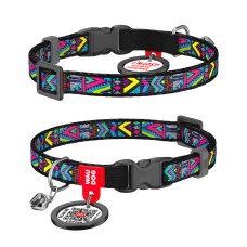 Collar Waudog Nylon Ошейник для котов нейлоновый c QR паспортом Инди