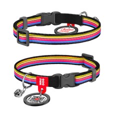 Collar Waudog Nylon Ошейник для котов нейлоновый c QR паспортом Линии 1