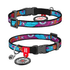 Collar Waudog Nylon Ошейник для котов нейлоновый c QR паспортом Лето