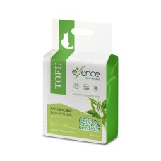 Essence Tofu Гранулированный комкующийся наполнитель с зеленым чаем