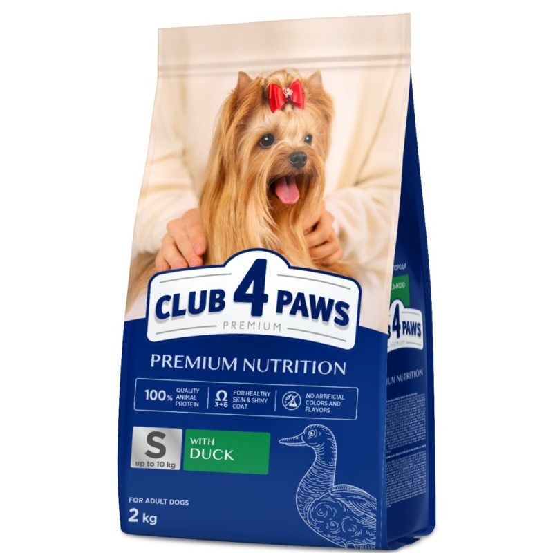 Club 4 Paws Premium Adult Small Breeds Duck Сухий корм для дорослих собак дрібних порід з качкою