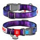 Collar Waudog Nylon Ошейник для собак нейлоновый c QR паспортом пластиковая пряжка-фастекс NASA21