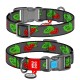 Collar Waudog Nylon Ошейник для собак нейлоновый c QR паспортом пластиковая пряжка-фастекс Калина