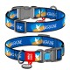 Collar Waudog Nylon Ошейник для собак нейлоновый c QR паспортом пластиковая пряжка-фастекс Флаг