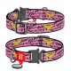 Collar Waudog Nylon Ошейник для собак нейлоновый c QR паспортом металлическая пряжка-фастекс Чудо-женщина