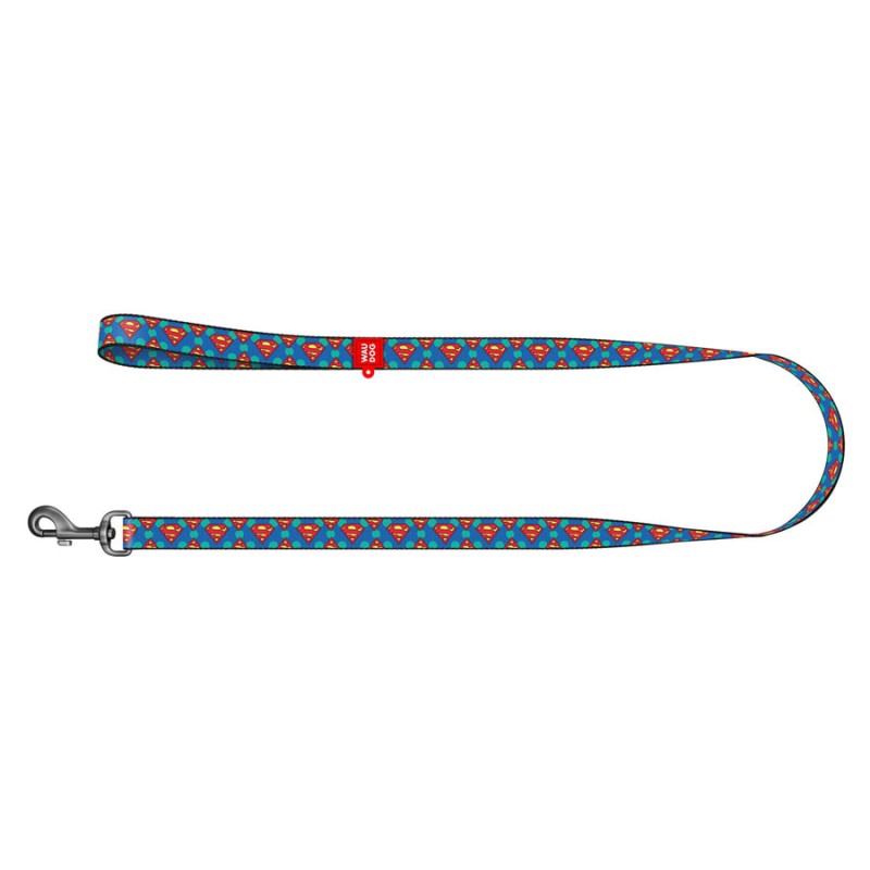 Collar Waudog Nylon Поводок для собак нейлоновый Супермен Лого