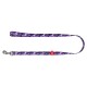 Collar Waudog Nylon Поводок для собак нейлоновый регулируемый Фиолетовый камо