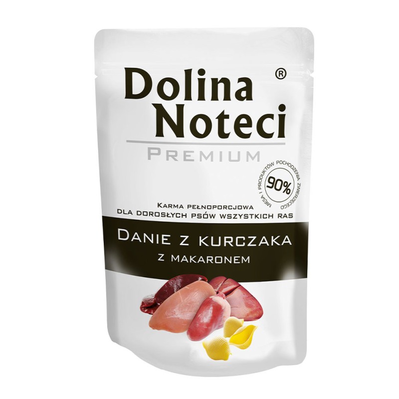 Dolina Noteci Premium For Small Breeds Консервы для взрослых собак мелких пород с курицей и лапшой пауч
