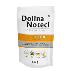 Dolina Noteci Premium Duck With Pumpkin Консервы для собак с уткой и тыквой пауч