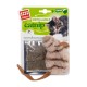 GiGwi Catnip Refillable Игрушка для кошек Мышка с кошачьей мятой многоразовая