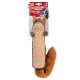 GiGwi Plush Игрушка для собак Белка с пищалкой