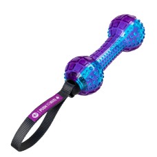 GiGwi Push To Mute Игрушка для собак Гантеля резиновая с отключаемой пищалкой