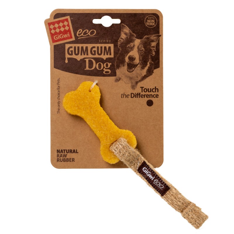 GiGwi Gum Gum Игрушка для собак Маленькая каучуковая кость