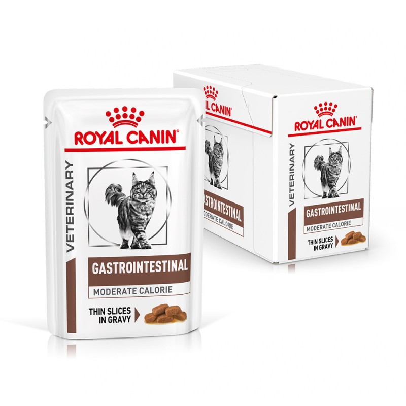 Royal Canin Gastro Intestinal Moderate Calorie Feline Лечебные консервы для взрослых кошек