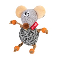 GiGwi Catch & Scratch Игрушка для котов Мышка с колокольчиком