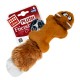 GiGwi Plush Игрушка для собак Белка с 2-мя пищалками