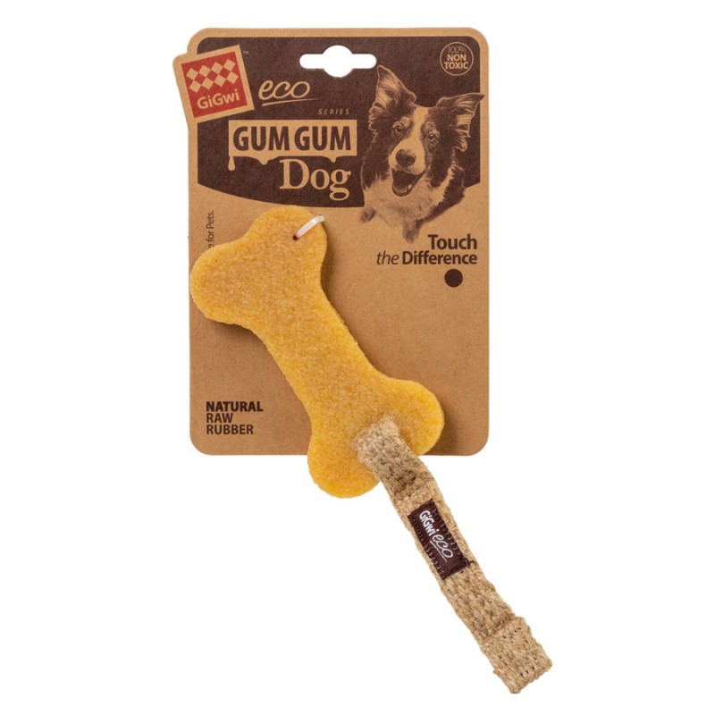 GiGwi Gum Gum Игрушка для собак Резиновая кость малая