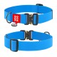 Collar Waudog Waterproof Ошейник для собак водостойкий c QR паспортом металлическая пряжка-фастекс голубой