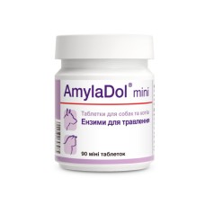 Dolfos AmylaDol Mini Долфос АмилаДол Мини Витаминно-минеральный комплекс для собак малых пород и кошек при нарушении пищеварения