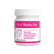 Dolfos Dolvit Biotin Cat Долфос Биотин Витаминно-минеральный комплекс c биотином для здоровья кожи и шерсти кошек