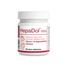 Dolfos HepaDol Mini Долфос ГепаДол Мини Витаминно-минеральный комплекс для защиты и восстановления печени для собак малых пород и кошек