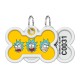 Collar Waudog Smart ID Адресник с QR-кодом металлический с рисунком Рик и Морти 3