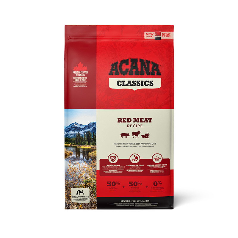 Acana Classics Red Meat Recipe Сухой корм для собак всех пород и возрастов