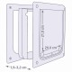 Trixie FreeDog 2-Way Flap Врезные двухсторонние двери для собак