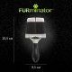 FURminator Пуходірка щітка жорстка для котів та собак