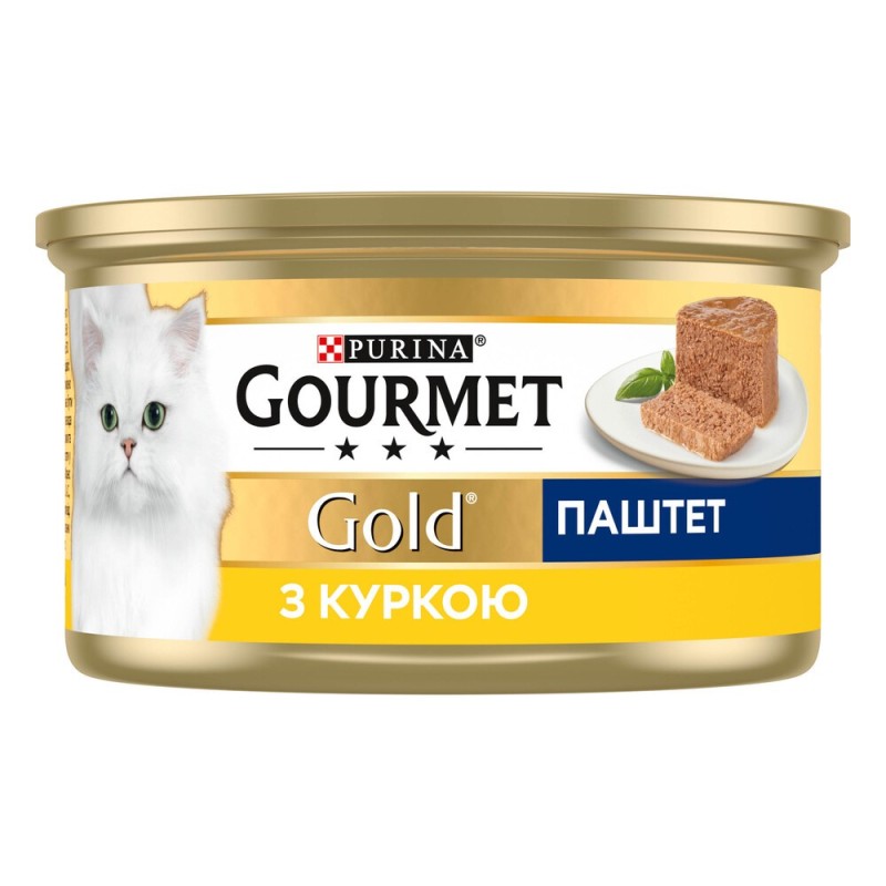 Gourmet Gold Консервы для взрослых кошек паштет с курицей