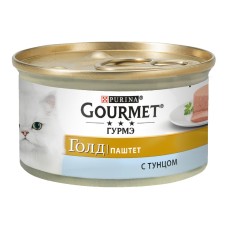 Gourmet Gold Консервы для взрослых кошек паштет с тунцом
