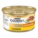 Gourmet Gold Соус Де-Люкс Консервы для взрослых кошек с курицей кусочки в соусе