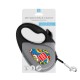 Collar WAUDOG Roulette Leash Поводок-рулетка для собак с рисунком ВАУ
