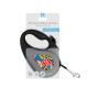 Collar WAUDOG Roulette Leash Поводок-рулетка для собак с рисунком ВАУ