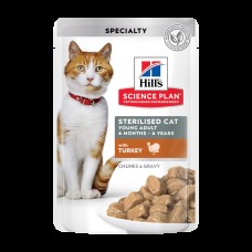 Hills Science Plan Sterilised Cat with Turkey Консервы для стерилизованных кошек с индейкой